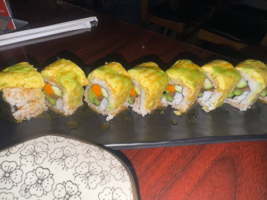 Vegan Sushi in Phoenix Metro Area (Gilbert) vegan sushi rolls items listing from Yanagi Sushi.
