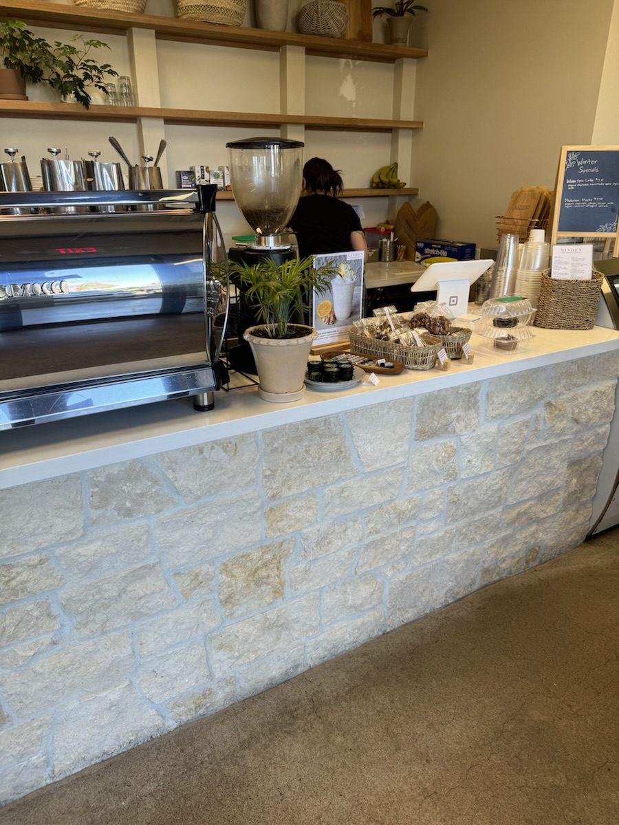Linden Organic Review Front Counter of the store